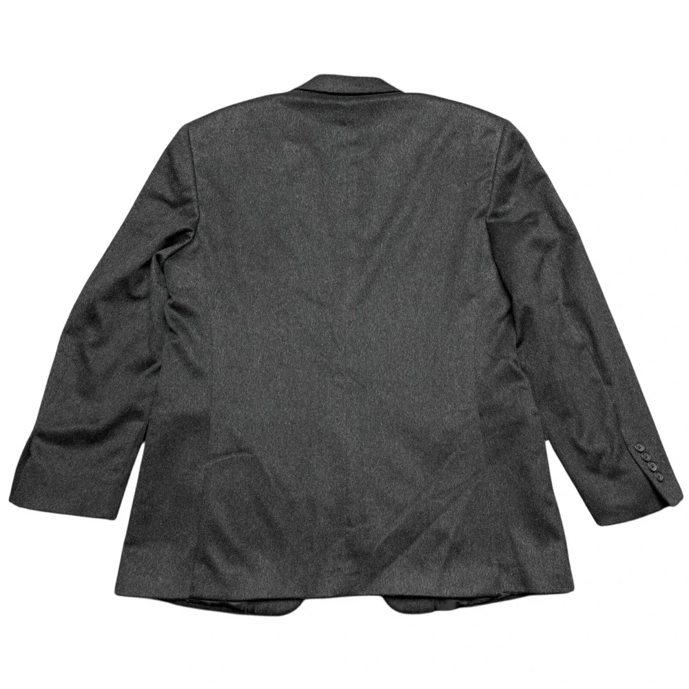 Brooks Brothers 346 Madison Blazer Mens 43R Dark Gray Cashmere Tollegno 1900